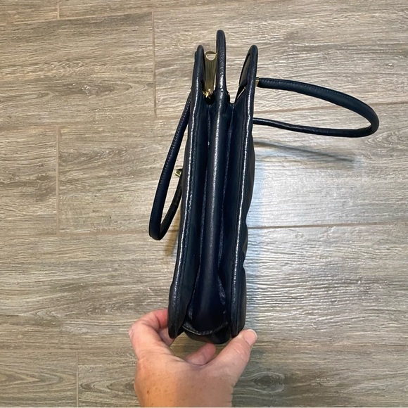 Vintage Dark Blue Briefcase - Picture 15 of 16